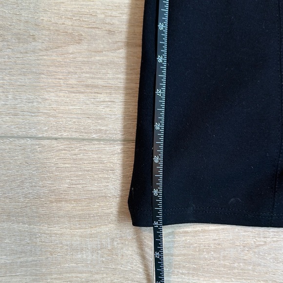 Helmut Lang Black Leather Combo Dress Long Sleeve Night Out - Picture 10 of 10